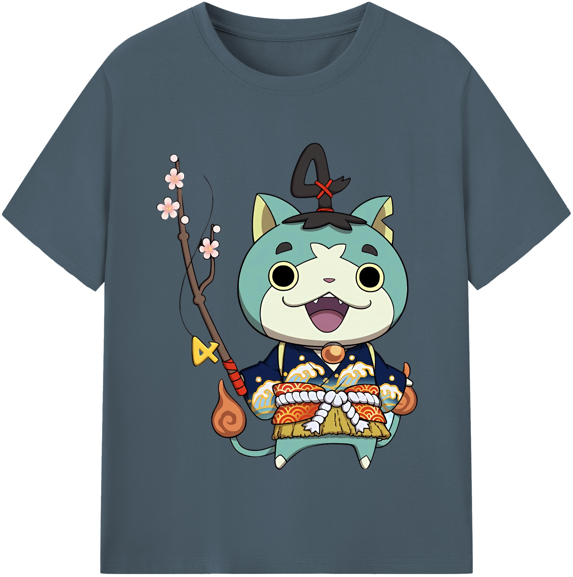（画像用） 妖怪ウォッチ Yo-kai Watch 綿100％半袖Tシャツ（フロントプリント）
